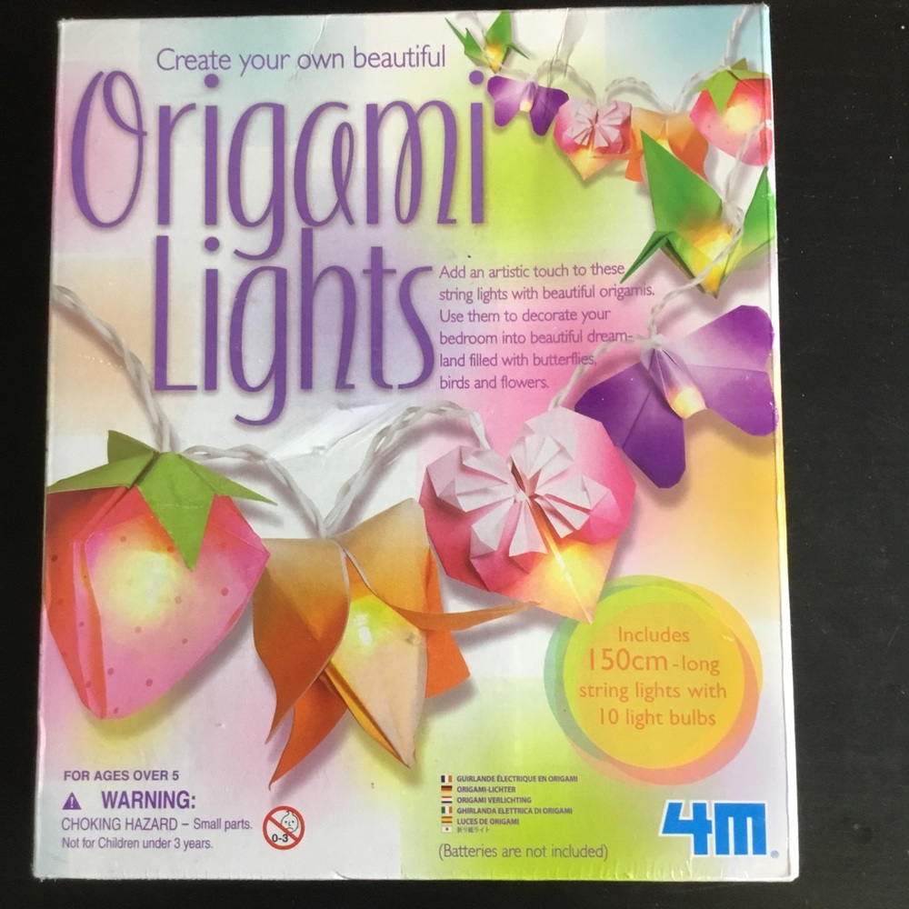 Origami Lights: Create your own. New, Sealed